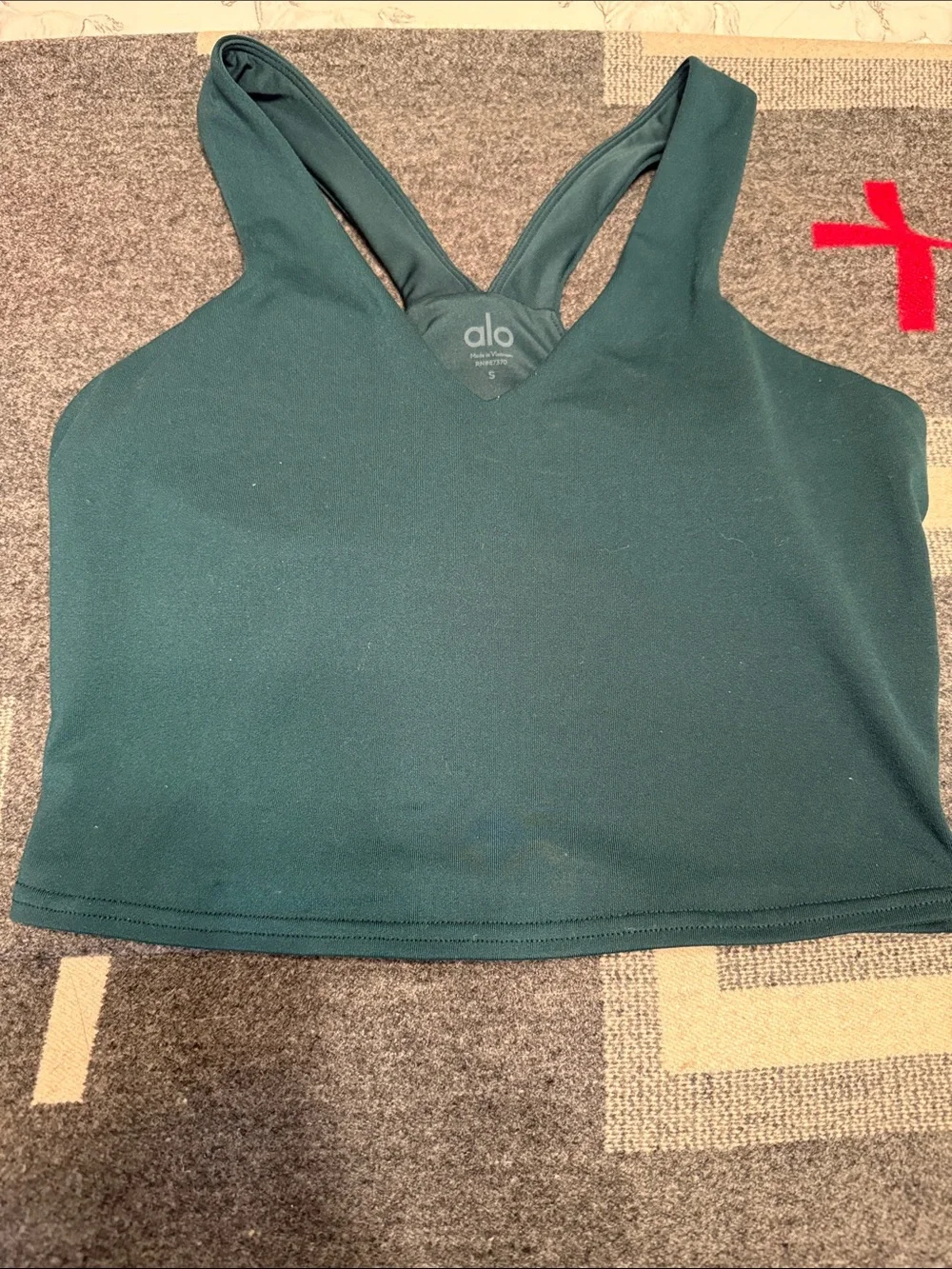 ALO Yoga green worn